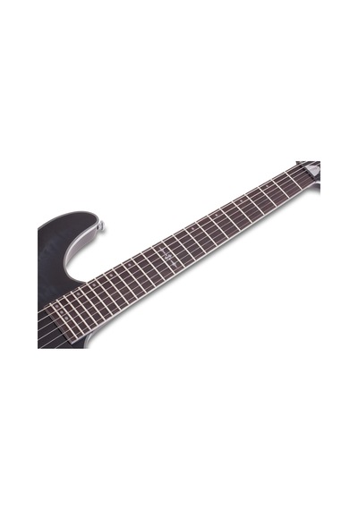 Schecter C-1 Platinum Elektro Gitar (See-Thru Siyah Saten)