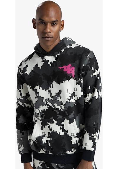 Kappa Authentic Graphik Gimmy Erkek Siyah Sweatshirt 331h13w-a0j-x Siyah