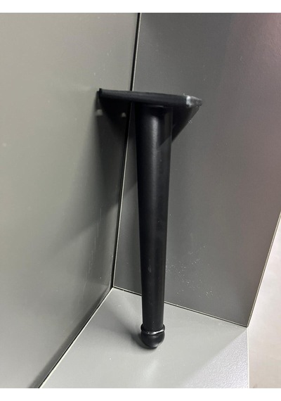 Bone X Metal Ayak 20cm Mat Siyah Koltuk Puf Dolap Tv Ünite Modern Mobilya Ayağı Komidin Konsol