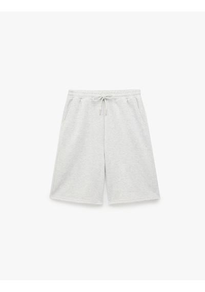 Koton Beli Lastikli Pamuk Karışımlı Rahat Kesim Şort Pijama Altı Gri Melanj 7wlk40269mk Koton Beli Lastikli Pamuk Karışımlı Rahat Kesim Şort Pijama Altı Gri Melanj 7wlk40269mk