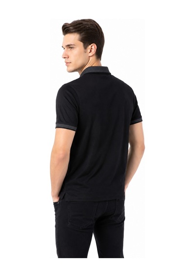 Raymons Erkek Polo Yaka Kısa Kollu Tişört Regular Kalıp T3000 Bgl-st05555 Siyah
