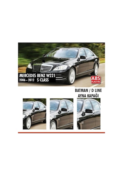 Mercedes S Serisi W221 (2006 - 2012) Batman Yarasa Ayna Kapağı (par