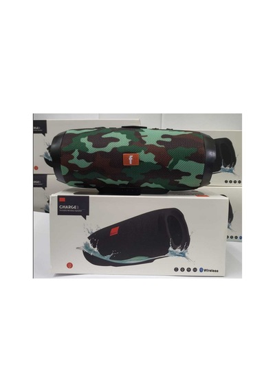 Charge3 Bluetooth Hoparlör Usb Ve Hafıza Kartı Girişli Fm Radyolu Şarjlı Taşınabilir Kablosuz Speaker Mp3 Çalar Tüm Cihazlara Uyumlu