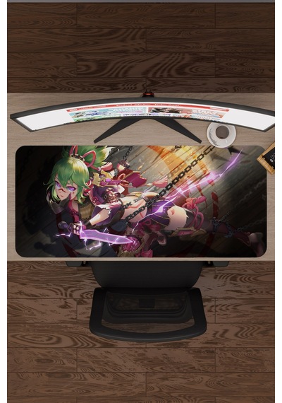Kuki Shinobu Genshin Impact Anime Oyuncu V5 - 90x40 Xxl Gaming Mouse Pad Fare Altlığı