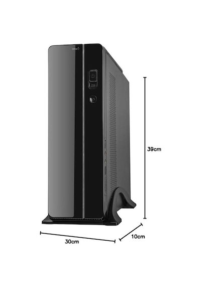Frisby Fc-s6020b Slim Tower Kasa, 2 X Usb Port, 1 X Audio Set, Siyah