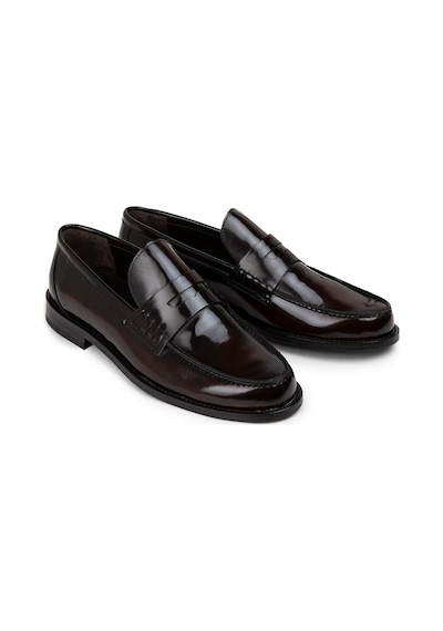 Deery Hakiki Deri Bordo Erkek Makosen - 01538mbrdn02 Bordo
