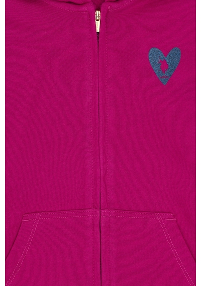 U.S. Polo Assn. Kız Çocuk Fuşya Fermuarlı Basic Sweatshirt 50296390-VR023 U.S. Polo Assn. Kız Çocuk Fuşya Fermuarlı Basic Sweatshirt 50296390-VR023
