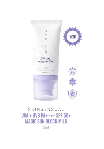 Magic Sun Block Milk Spf 50+ Yeni Nesil Filtreli Uva Uvb Yüz Güneş Kremi 50 Ml