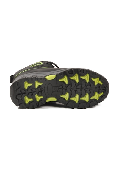Ayakmod Siyah Gri Polarlı Kaymaz Unisex Çocuk Outdoor Bot 2301 F Siyah - Gri