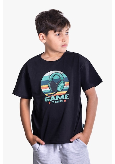 Little's World The Game Time Çocuk Tshirt Siyah
