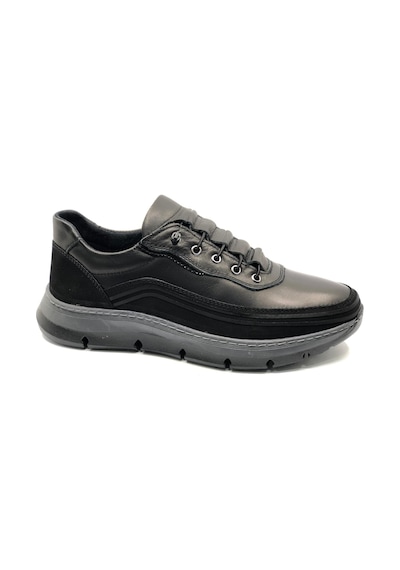 Dropland 9212 Hakiki Deri Erkek Casual Ayakkabı Siyah