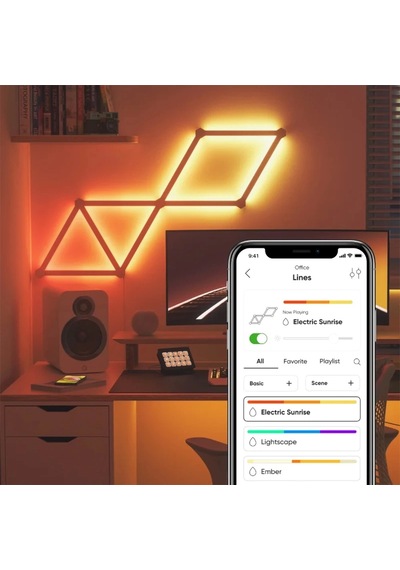 Nanoleaf Lines Çizgi Led Starter Kit Çok Renkli