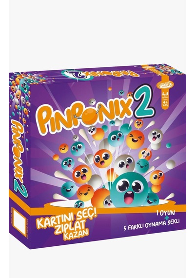 19 Parçalı Pinponix 2 Tek Oyun 5 Farklı Oynama Şekilli 2 Kişilik Eğitici Stratejik Aile Kutu Oyunu