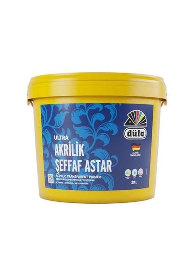 Düfa İç Cephe Akrilik Şeffaf Astar 20 L 0,15 L