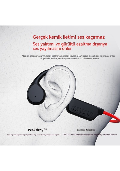 Tekoo X7 Kemik İletimli Kablosuz Yüzme Ve Koşu Kulaklığı