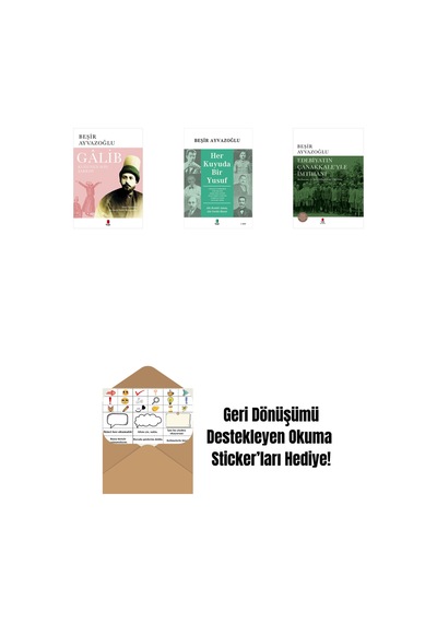 Gâlib - Kuğunun Son Şarkısı + Her Kuyuda Bir Yusuf + Edebiyatın Çanakkale Yle İmtihanı Ciltli + Okuma Sticker'ları
