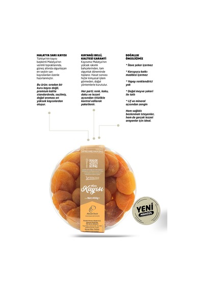 Malatya Sarı Kayısı 450g 450 G