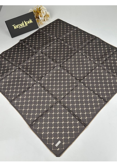 Belli Saf Twill İpek Eşarp 4006d - 07