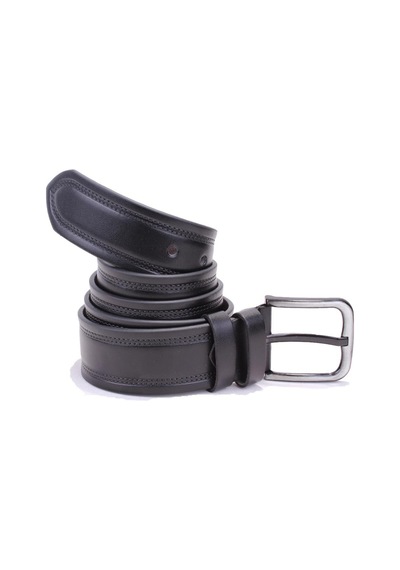 Dagoster DMK26-452 Siyah 4.5 CM Suni Deri Erkek Kemer Siyah