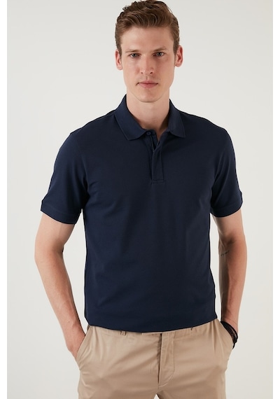 Exxe Erkek Polo Ex601-İndigo