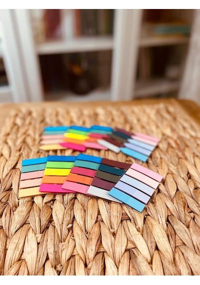 Sticky Notes Şeffaf Renkli Yapışkan Not Kağıtları Film İndeks Renk 1