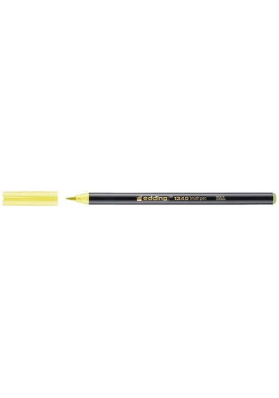 Edding 1340 Fırça Uçlu Kalem - Sarı
