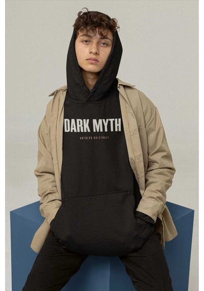 Magors Stıl-x Dark Myth Baskılı, Pamuklu, Siyah Renk, Kapüşonlu, Oversıze Unısex Sweatshırt Siyah Magors Stıl-x Dark Myth Baskılı, Pamuklu, Siyah Renk, Kapüşonlu, Oversıze Unısex Sweatshırt Siyah