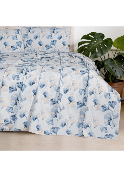 Aryıldız Home Ginko Tek Kişilik %100 Pamuk Pike 150x220 Cm Renkli