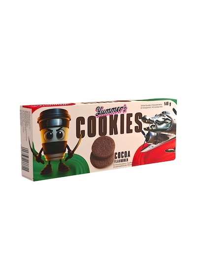 Yummer's Cookies - Cocoa Flavoured 140g