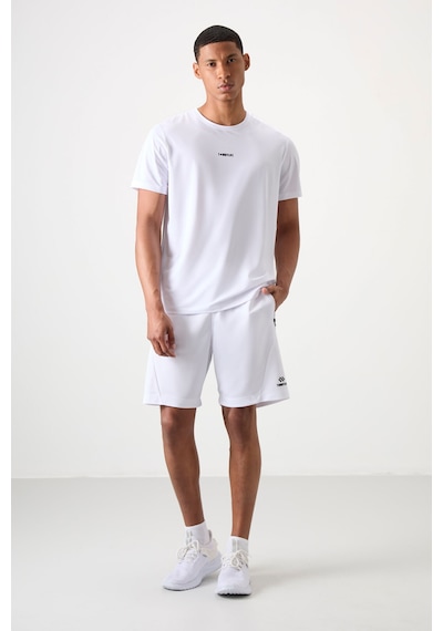 Tommy Life Beyaz Polyester Kalın Yumuşak Comfort Fit Erkek Şort - 81273 Beyaz