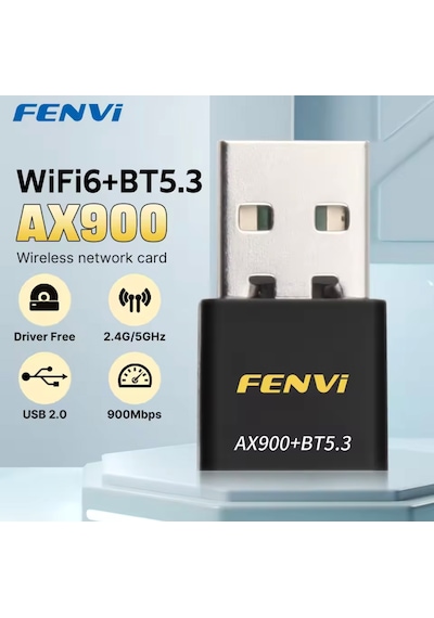 Fenvi Wifi-6 Wifi+bluetooth 5.3 Adaptörü Yüksek Çekim Ce Sertifik