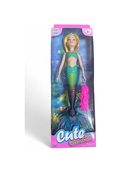 30 Cm Işıklı Deniz Kızı Manken Bebek 3731