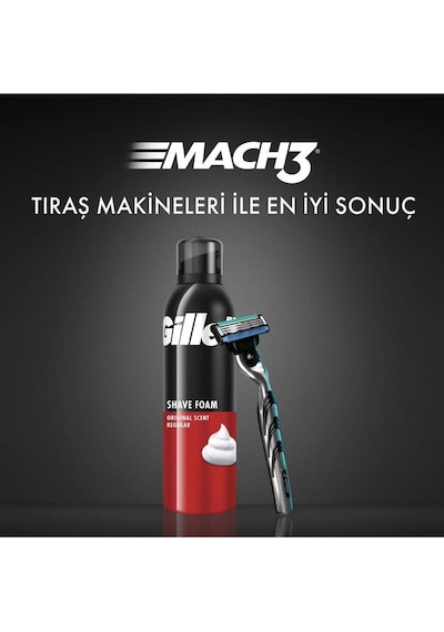 Gillette Tıraş Köpüğü Original 200 Ml