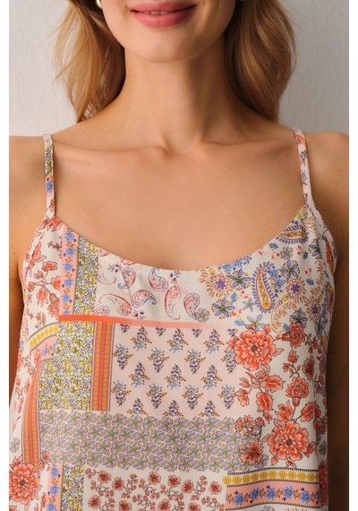 Suwen Irene Atlet Şort Pijama Takımı Sh26557667846 Çok Renkli