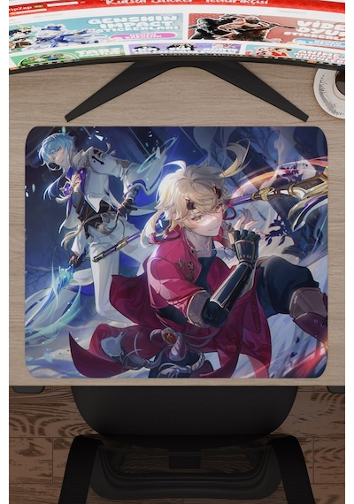 Thoma Genshin Impact Anime Oyuncu V4 - 48x40 Xl Gaming Mouse Pad Fare Altlığı