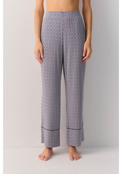 Suwen Modern Chic Spor Pijama Altı Sh27405624a348 Mavili