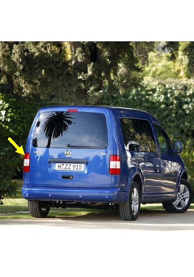 VW Caddy 04-10 Sol Arka Stop Fren Sinyal Lambası Camı 2K0945095D