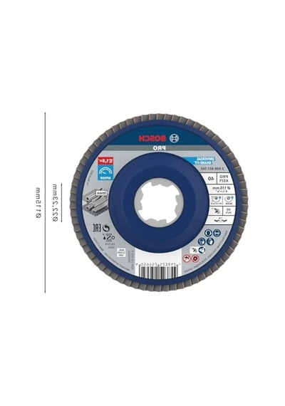 115 Mm X-lock Yelpaze Taşlama Diski, Profesyonel Aksesuar