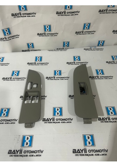 Corolla 1998-2001 Ae111 Sol Ön Cam Düğme Çerçevesi + Sağ Ön Cam Düğme Çerçevesi 2'li Cam İçin