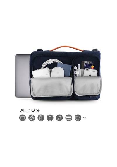 Tomtoc A42-C01B01 13.5" Lacivert Defender-A42 Notebook Çantası