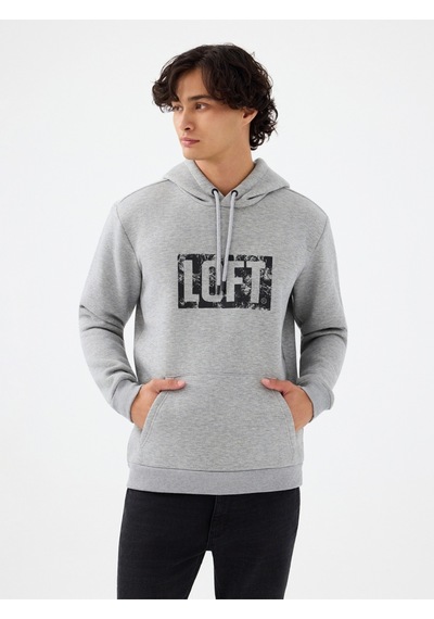 Regular Fit Erkek Sweatshirt Gri