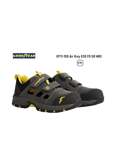 Goodyear İş Ayakkabısı - Gy11-100 Air Grey Esd Fo Sr Hro S1pl - 44 Siyah