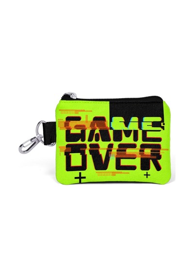 Coral High Kids Siyah Neon Sarı Game Over Desenli Bozuk Para Çantası 21828 Siyah