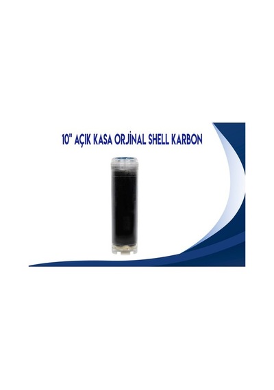Su Arıtma Shell Kablı 10 Inç Aktif Granül Karbon Filtresi