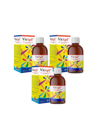 3 Adet Vitagil 250 Ml Şurup Multivitamin - Multimineral