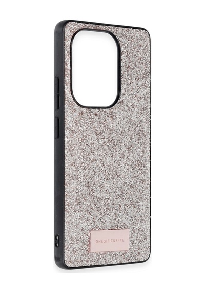Onegif Xiaomi Redmi Note 13 Pro 4g Bright Simli Kapak - Gold 0.2M-Çok Renkli