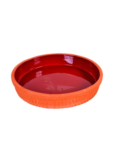 ORTA ET TAVA SIRLI 36*6,5 CM FIRIN TEPSİ TOPRAK GÜVEÇ