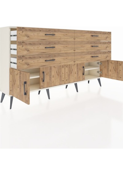 Arges Konsol 2 Raflı 6 Çekmeceli 4 Kapaklı 176x30x99 Aytaşı-çam Aytaşı-çam Arges Konsol 2 Raflı 6 Çekmeceli 4 Kapaklı 176x30x99 Aytaşı-çam Aytaşı-çam