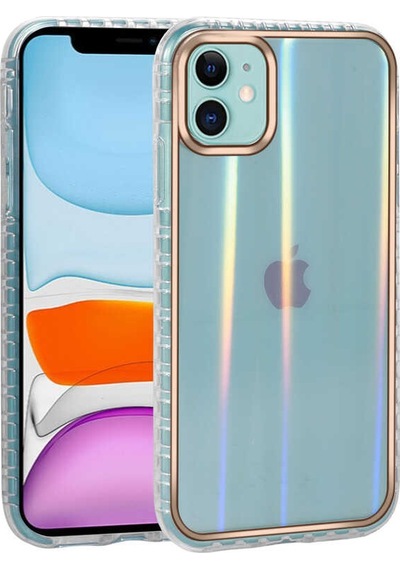 Ardemix Apple Uyumlu iPhone 11 Desenli Parlayan Transparan Avva Kılıf-no7 NO7