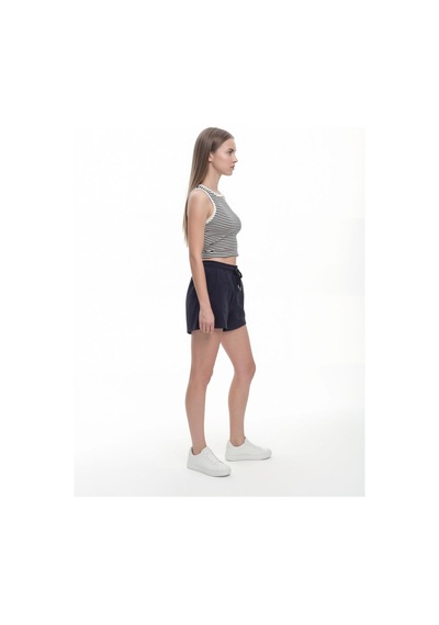 Regular Fit Kadın Şort Antrasit